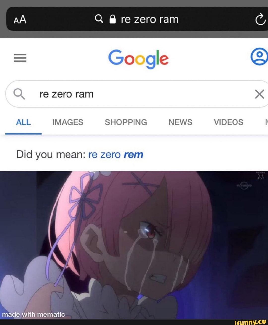 Re Zero Memes Memes The Best Memes On Ifunny