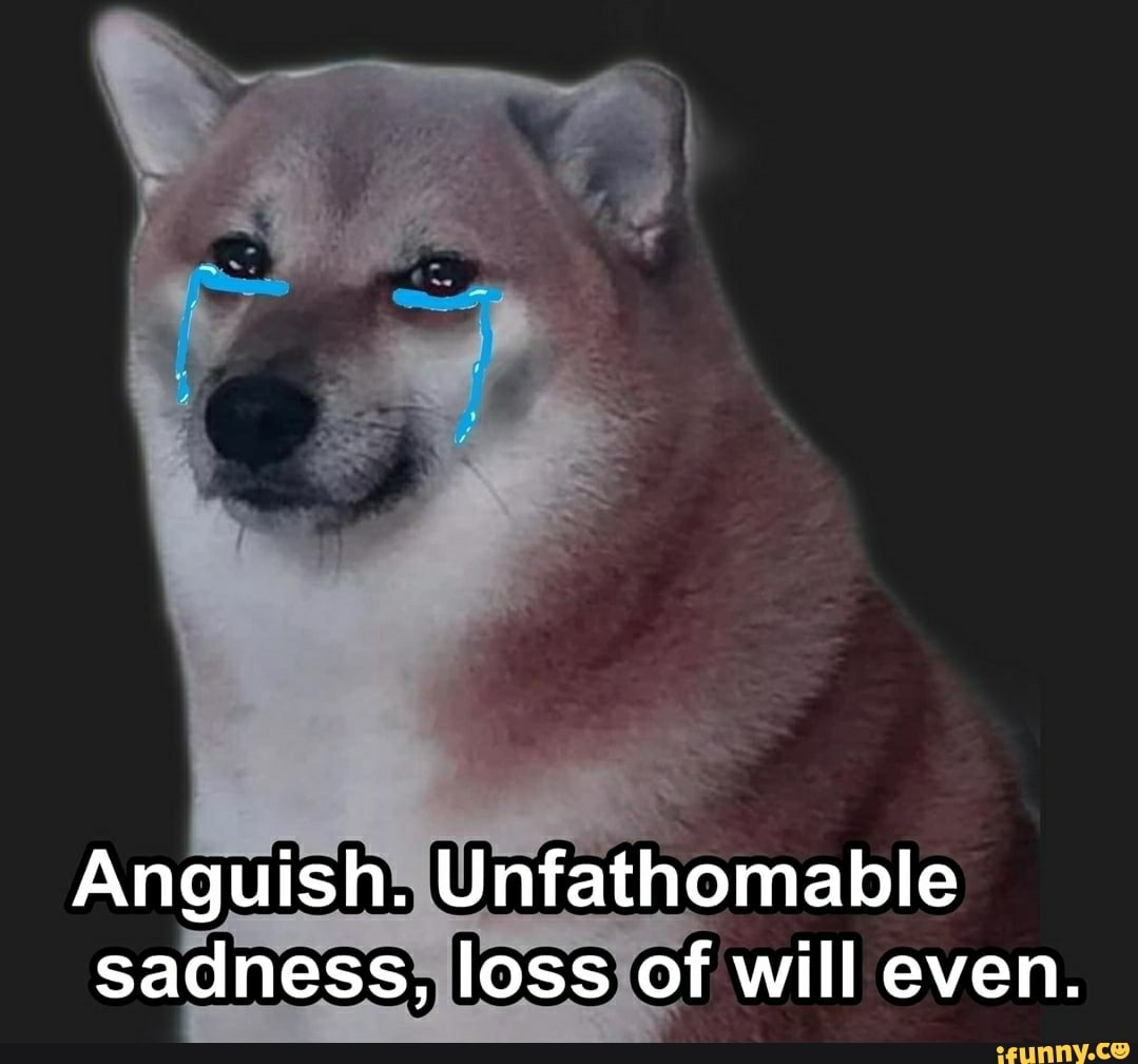 Anguish Unfathomable Sadness Loss Of Will Even