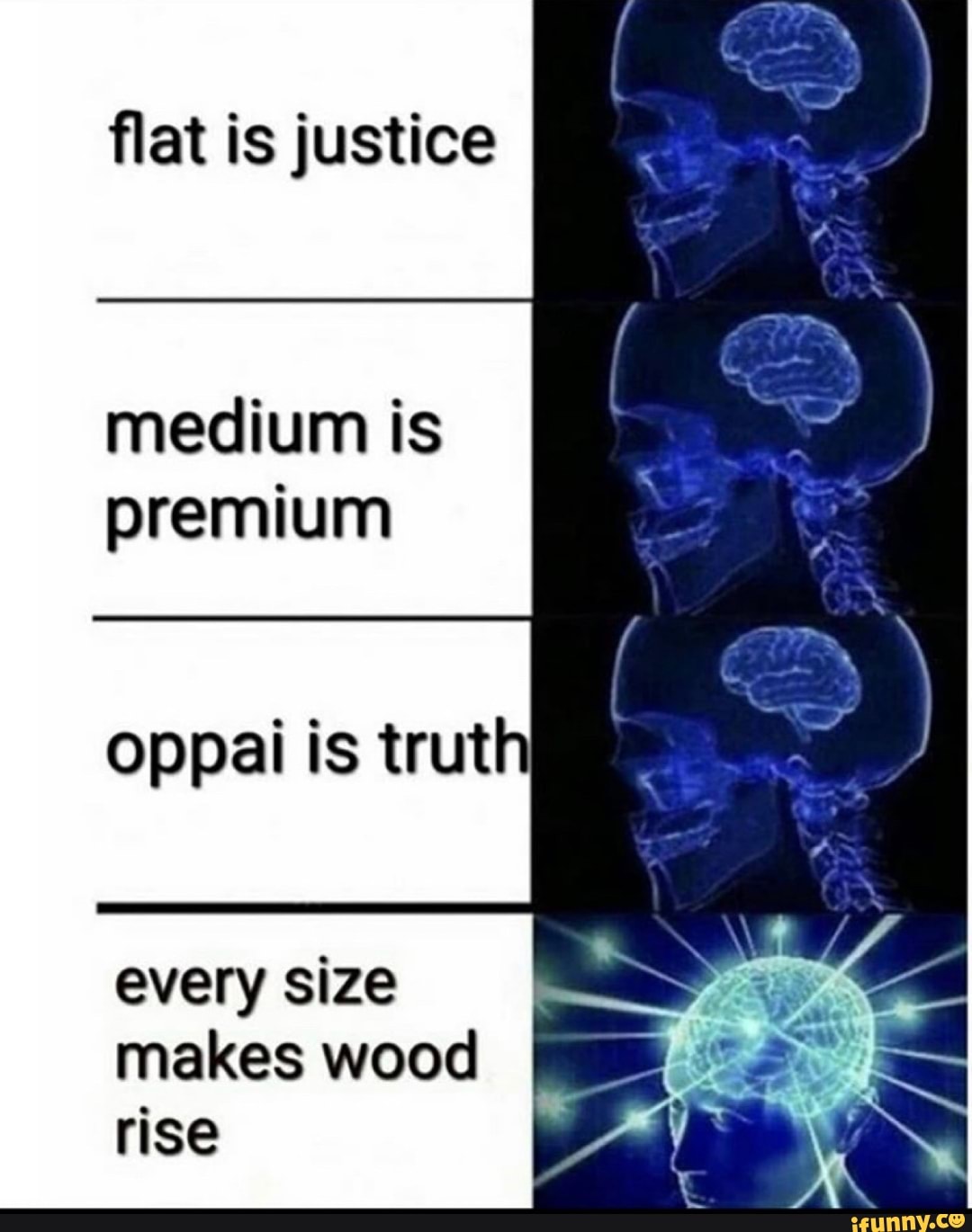 Flat is justice medium is premium