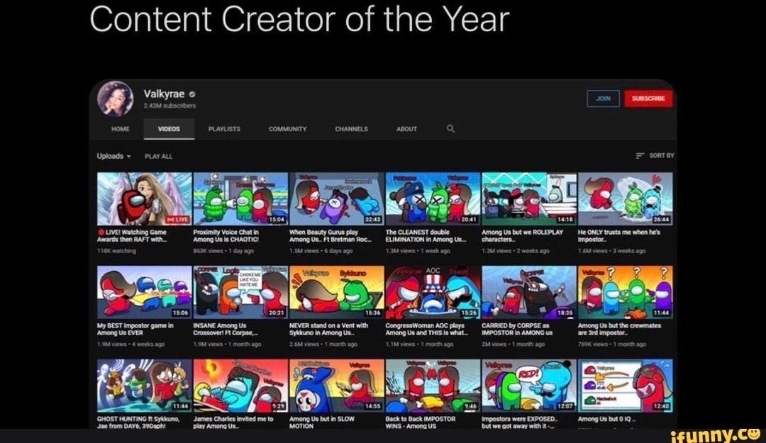 Content Creator of the Year )