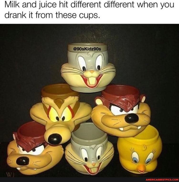 Milk and juice hit different different when you drank it from these cups.