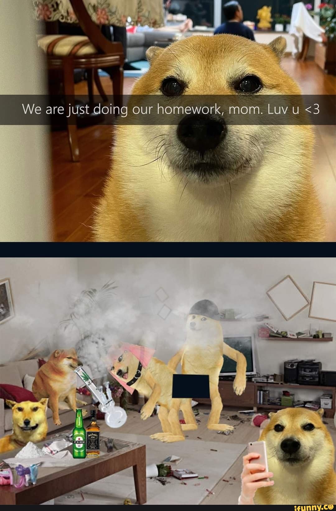 We are just doing our homework, m Luv <3
pe
om. Luv u <3