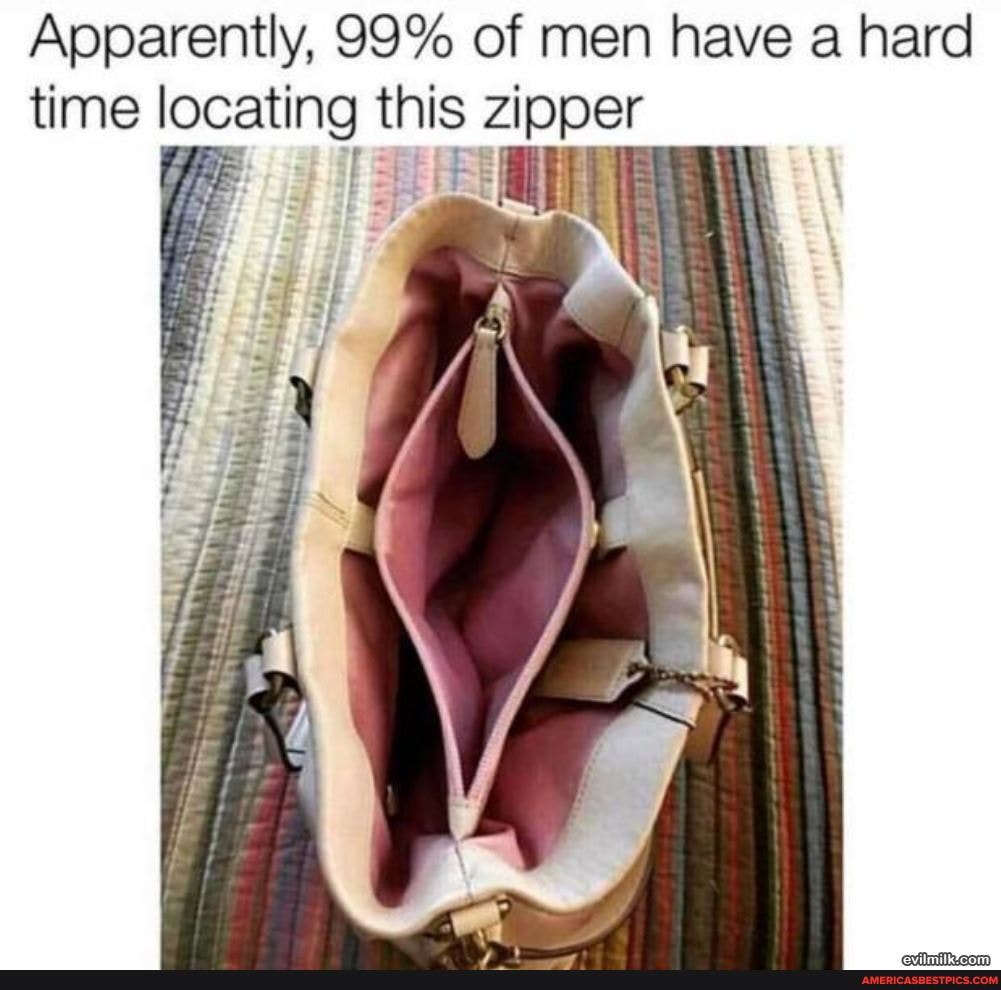 Apparently, 99% of men have a hard time locating this zipper