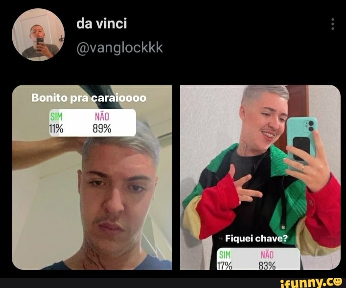 da vinci
(Dvanglockkk
Bonito pra caratoooo
Fiquei chave?