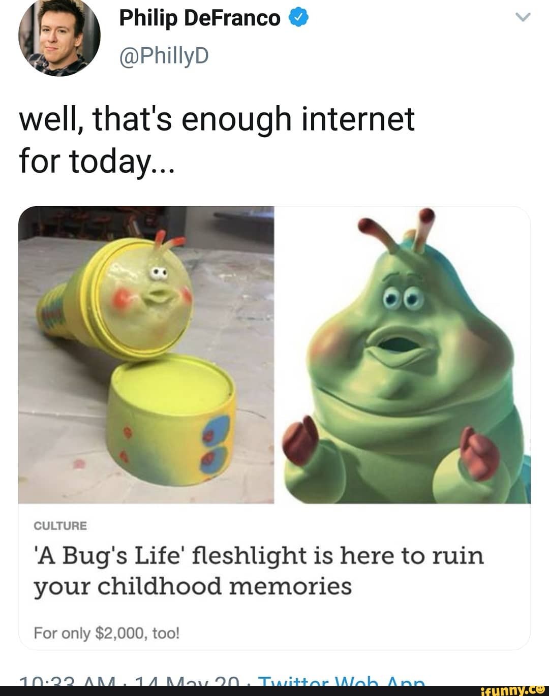 Bugs life flesh light