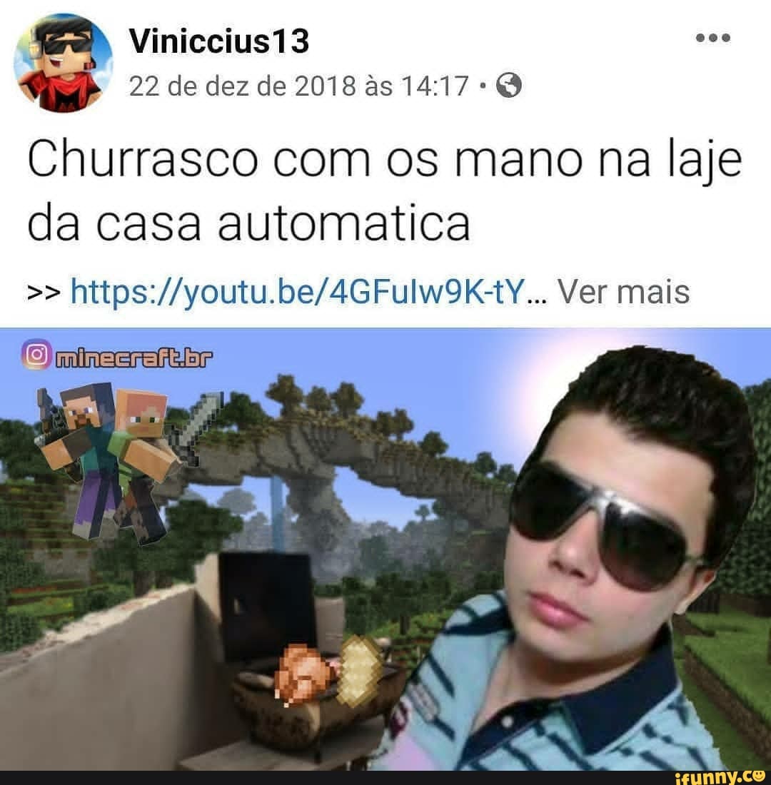 1
Churrasco com os mano na laje
da casa automatica