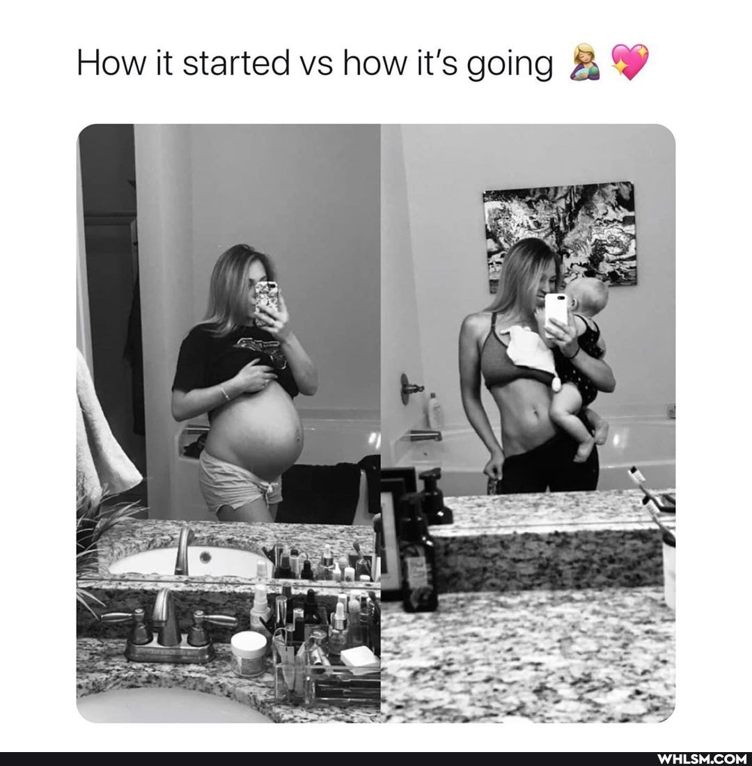 How it started vs how it's going