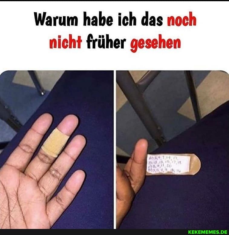 Warum habe ich das noch nicht früher gesehen