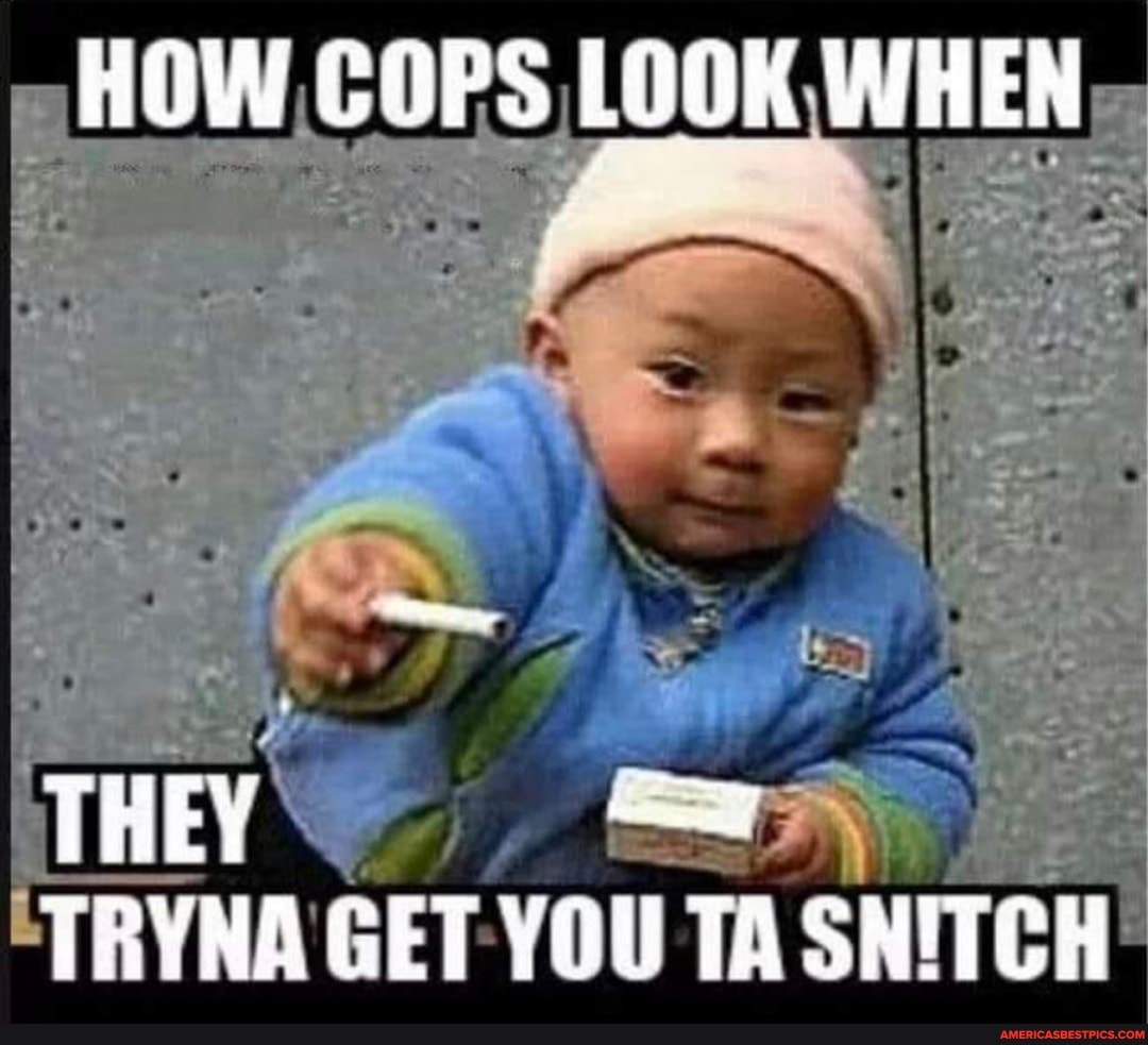 HOW COPS LOOK WHEN
THEY TRYNA GET YOU TA SHITCH