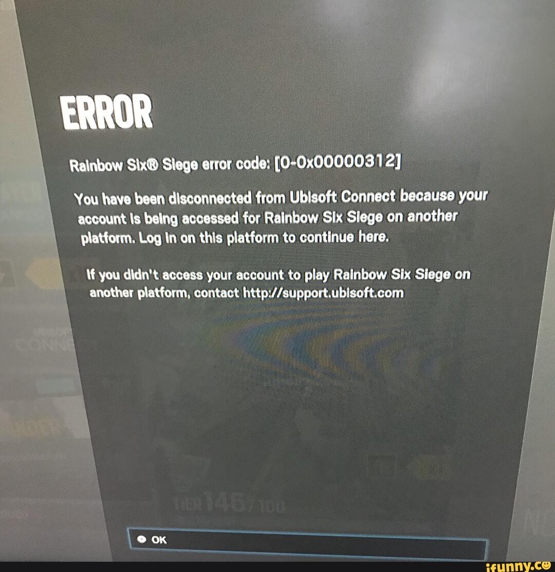 Error At Rainbow Siege Error Code 0 0x 2 You Have Been Discannectad Fram Ubisoft Connect