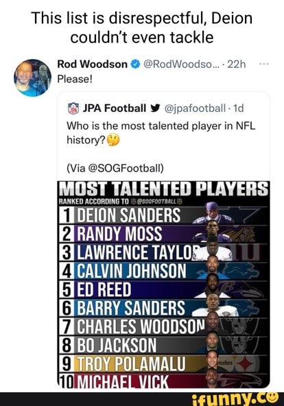 Replying to @flashtakes1111 Deion Sander vs Rod Woodson #nfl #nflstor