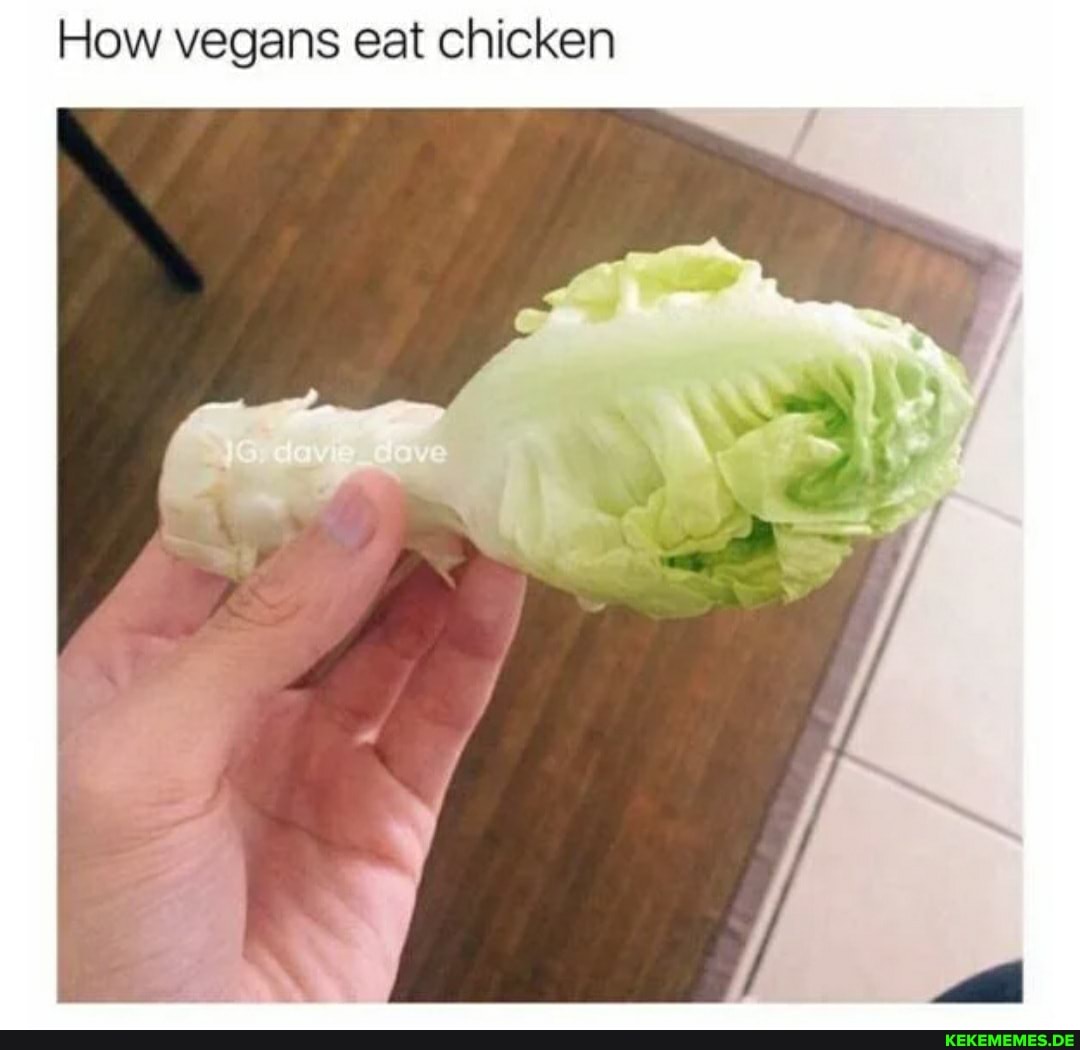 How vegans eat chicken