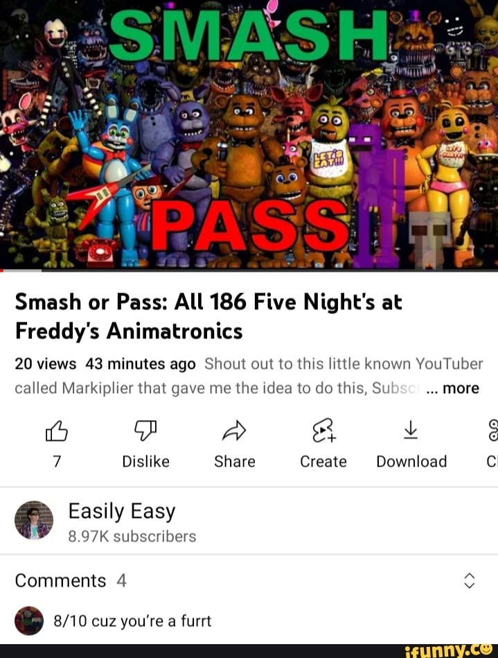 FNaF Smash or Pass : r/fnafcringe