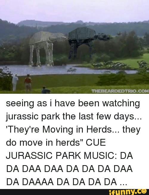 jurassic park they do move in herds