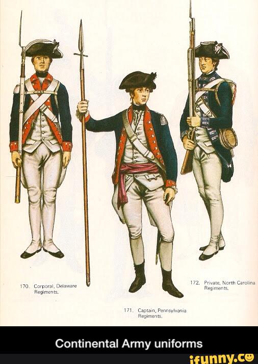 Continental Army uniforms - Continental Army uniforms - )