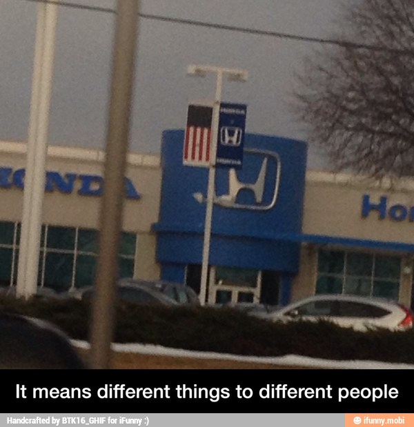 It means different things to different people - It means different things to different people