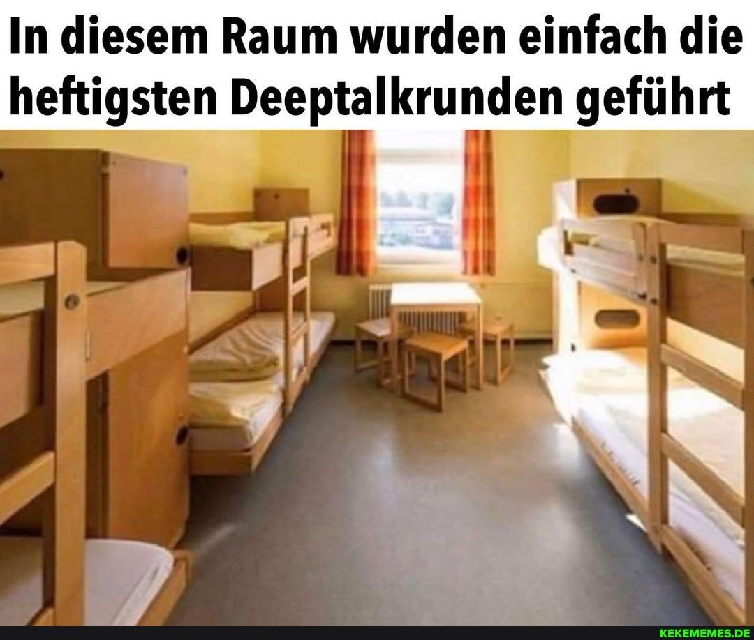 In diesem Raum wurden einfach die heftigsten Deeptalkrunden geführt