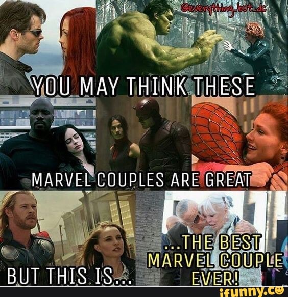 YOU MAY THINK THESE
us
MARVEL COUPLES ARE EREAT
Al
BUT THIS [S...