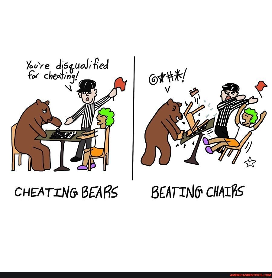 You're disguali fed
for cheat ing!
CHEATING BEARS BEATING CHALAS