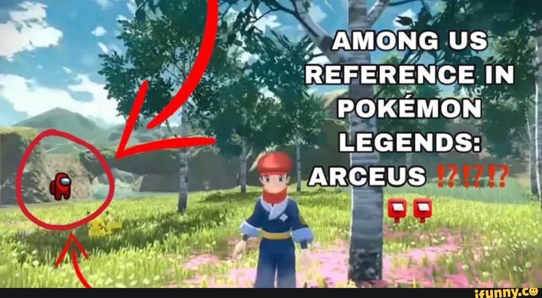 Among Us Reference In Pokemon Legends Arceus