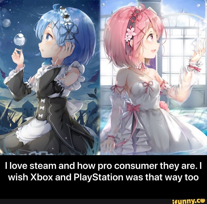 love steam and how pro consumer they are.
wish Xbox and PlayStation was that way too - I love steam and how pro consumer they are. I wish Xbox and PlayStation was that way too