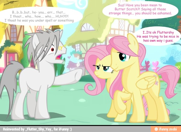 I.Its ok Fluttershy
He was trying to be nice in
hes own way i gues.