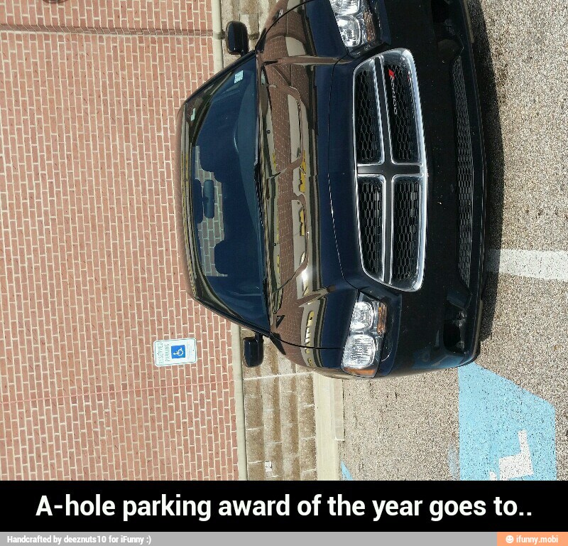 A-hole parking award of the year goes to.. - A-hole parking award of the year goes to..