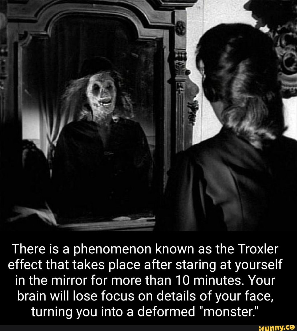 There is a phenomenon known as the Troxler effect that takes place