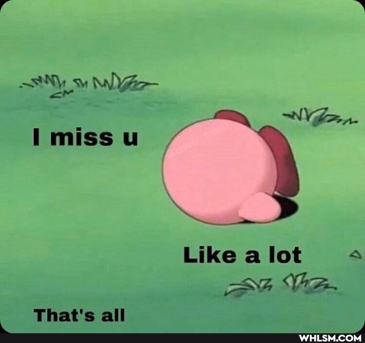 . NVem..
I miss u
Like a lot
VB.
That's all