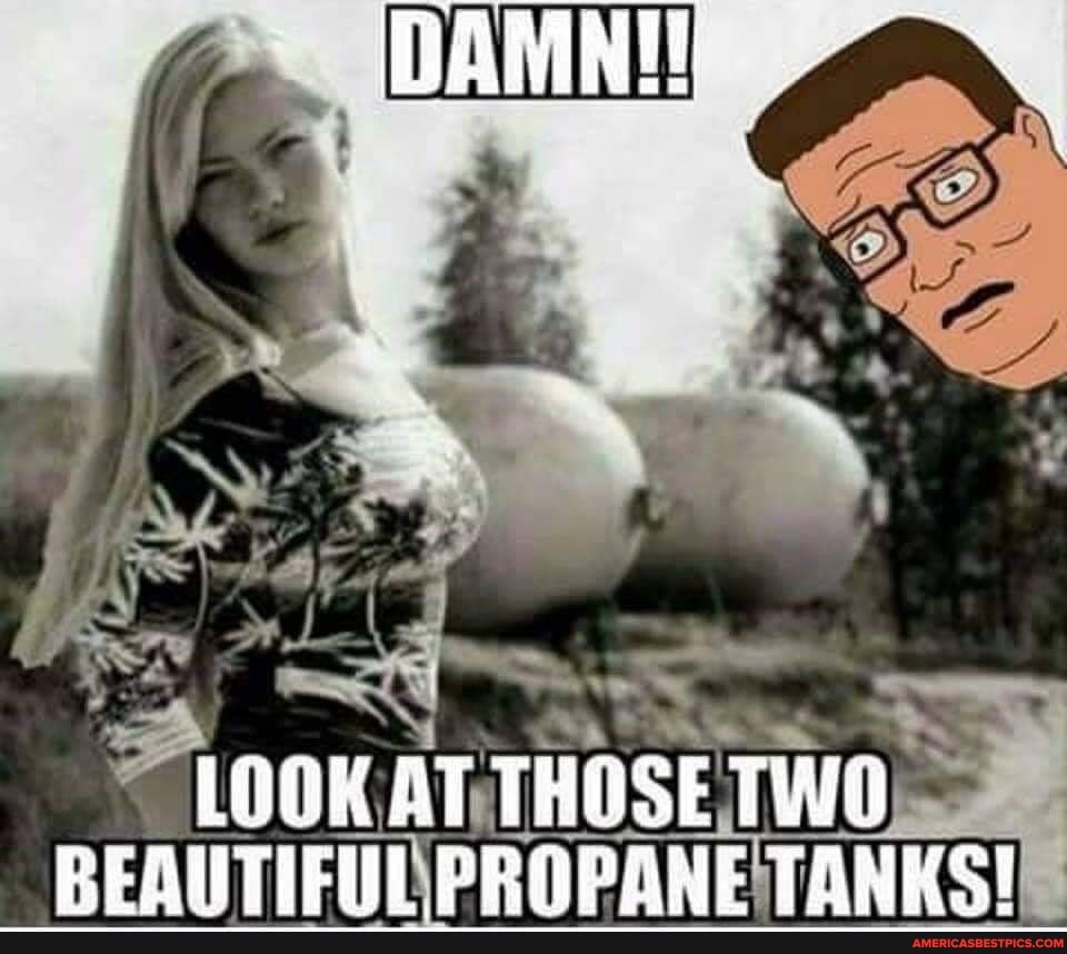 LOOK AT THOSE TWO BEAUTIFUL PROPANE TANKS!