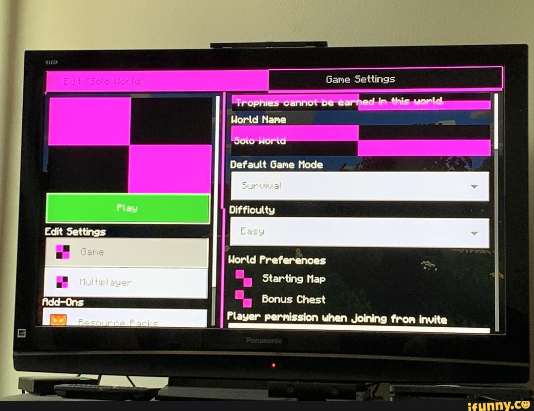 Edit "Sole World Starting Map Bonus Chest Flaver pernission when