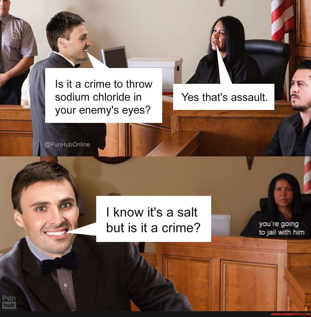 Is it a crime to throw sodium chloride in Yes that's assault.
your enemy's eyes?
I know it's a salt but is it a crime?