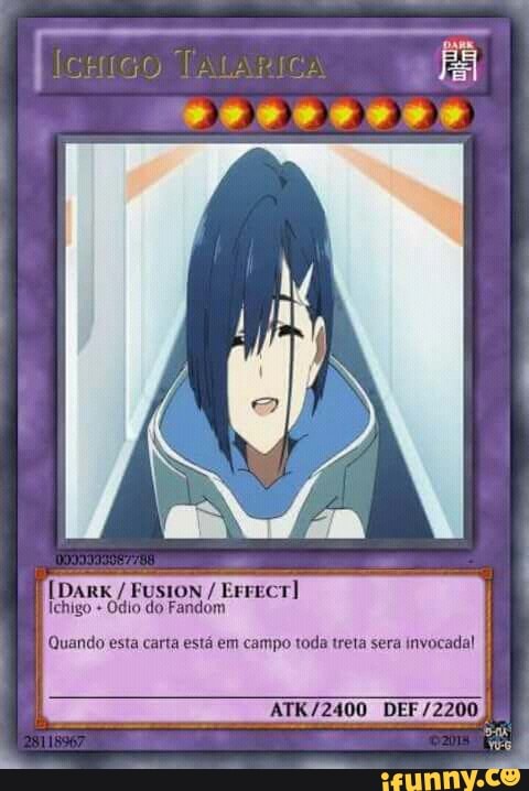 romeo ie Uru)
Quando esta carta está em campo toda treta sera invocada!