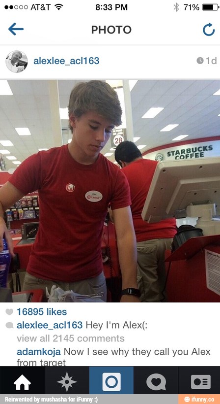 (- PHOTO O
16895 likes
adamkoja Now I see why they call you Alex
