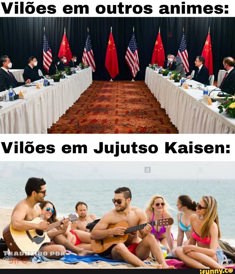 Vilões em outros animes:
Vilões em Jujutso Kaisen: