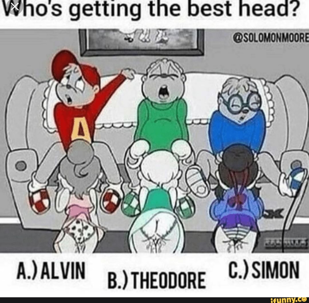 Which chipmunk getting the best head