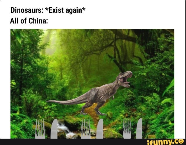 Dinosaurs: *Exist again*
All of China:
