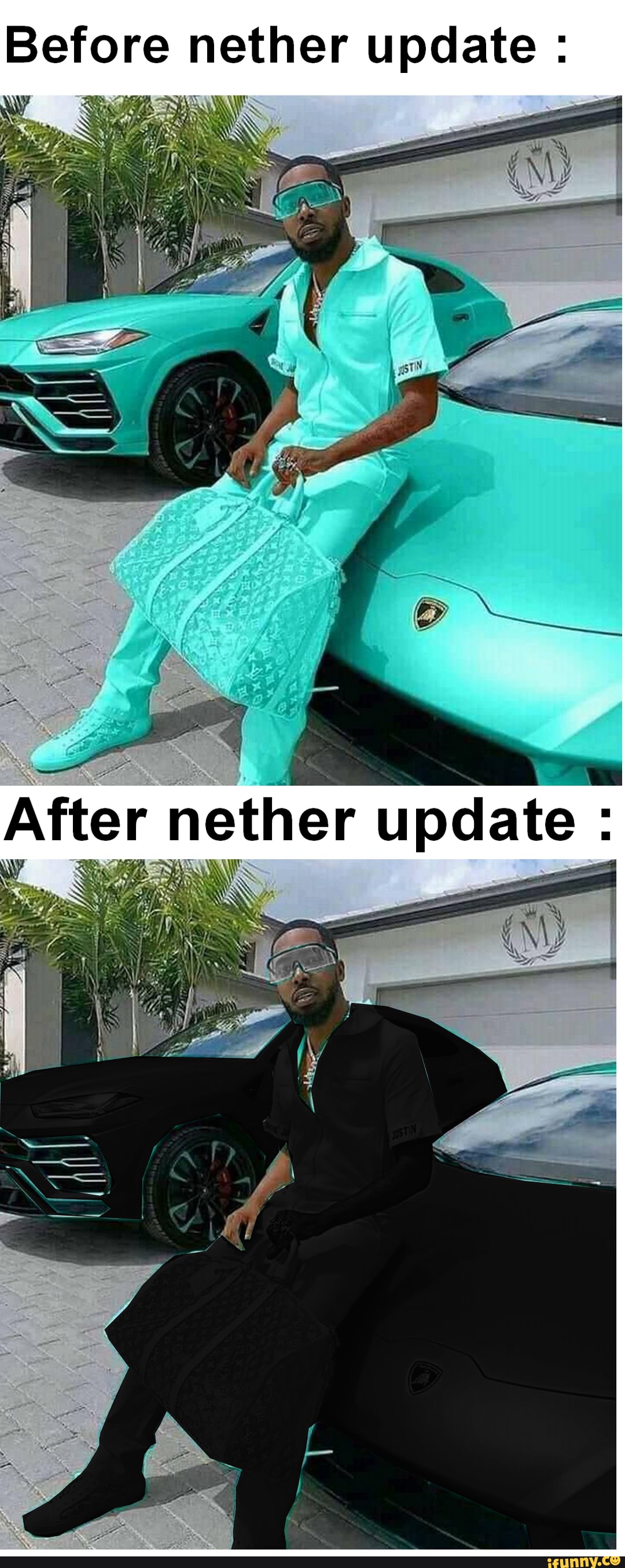 Before nether update :
After nether update