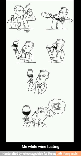 Me while wine tasting