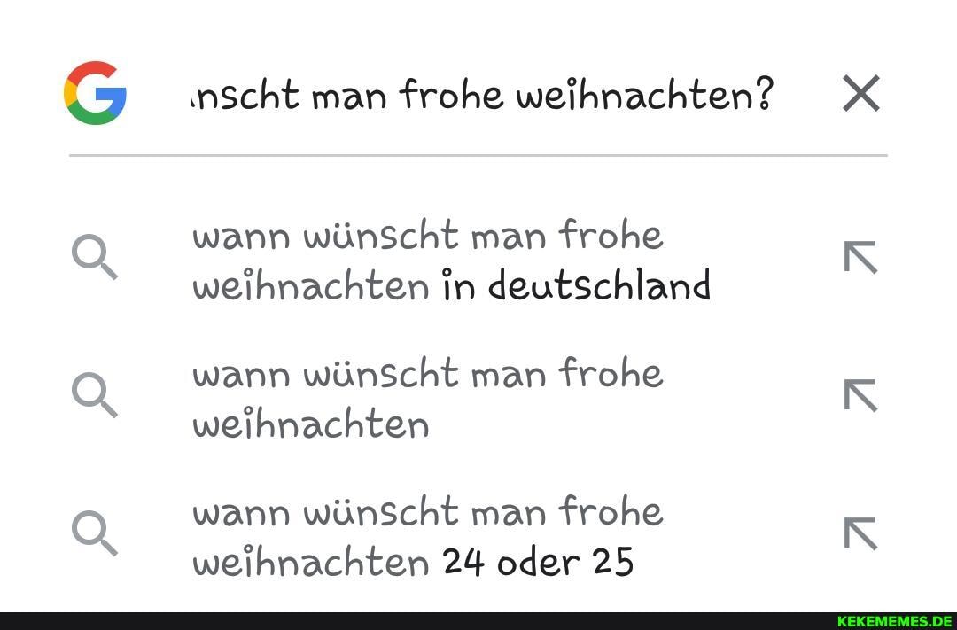 222 IQ nscht man frohe weihnachten? wann wünscht man frohe weihnachten