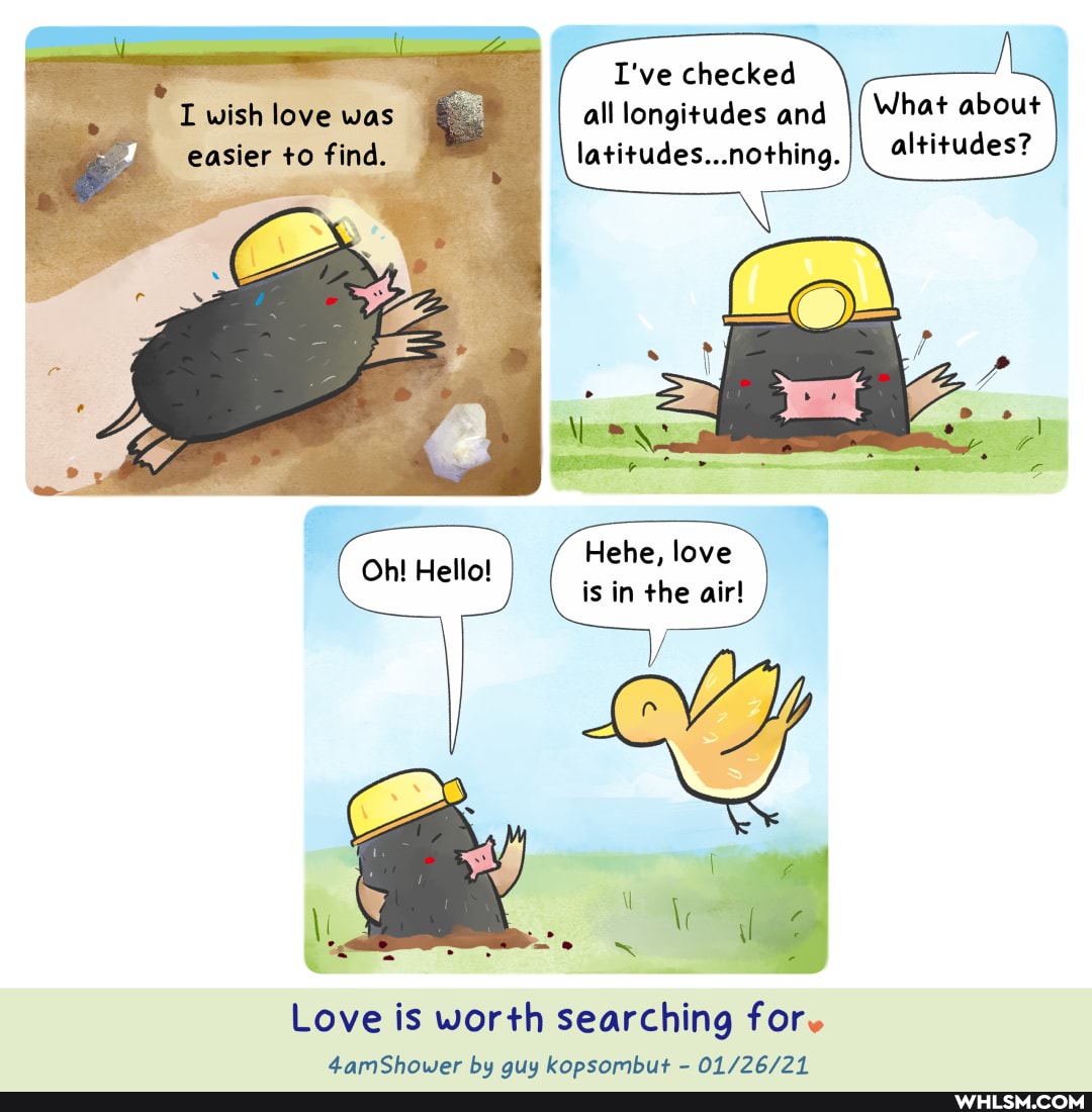 I've checked wish love was I all longitudes and What about easier to find. latitudes...nothing, I\_ altitudes?
Hehe, love is in the air!
Love is worth searching for.
damShower bu auu kopsombut