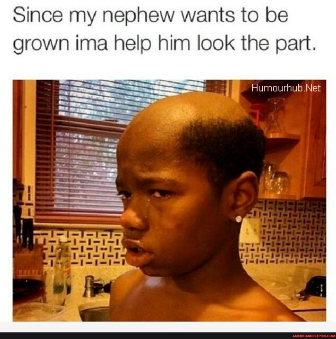 Since my nephew wants to be grown ima help him look the part.
Net