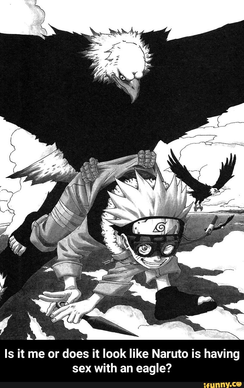 Is it me or does it look like Naruto is having sex with an eagle? - Is it  me or does it look like Naruto is having sex with an eagle? - iFunny