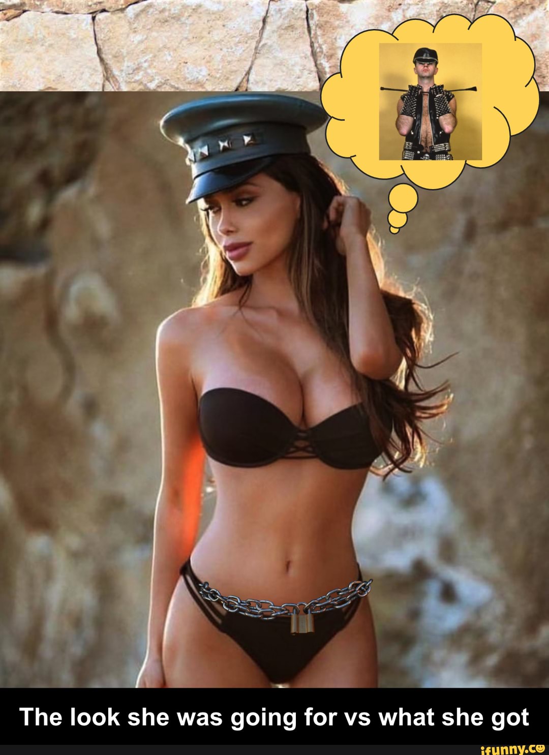 The look she was going for vs what she got