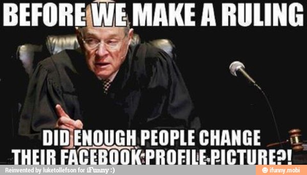 BEFOREIWE MAKE A RULING
DIDIENOUGH PEOPLE CHANGE 5,
THEIR FACEROOKPROFILE-PICTURED!.