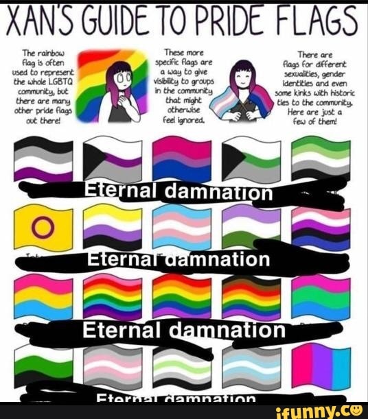 XANS GUIDE TO PRIDE FLAGS - iFunny
