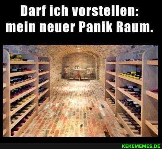 Darf ich vorstellen: mein neuer Panik Raum.