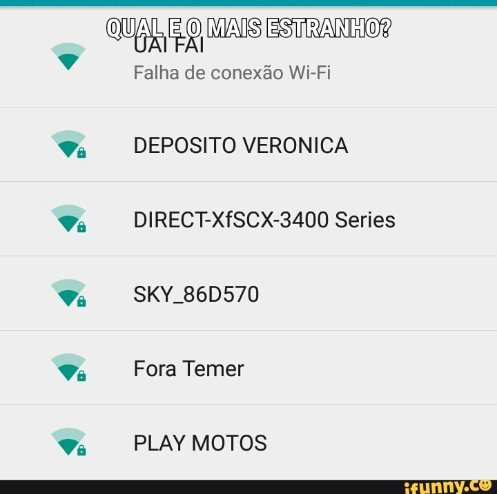4
4
4
4
4
Falha de conexão Wi-Fi
DEPOSITO VERONICA
DIRECT-XfSCX-3400 Series
Fora Temer
PLAY MOTOS