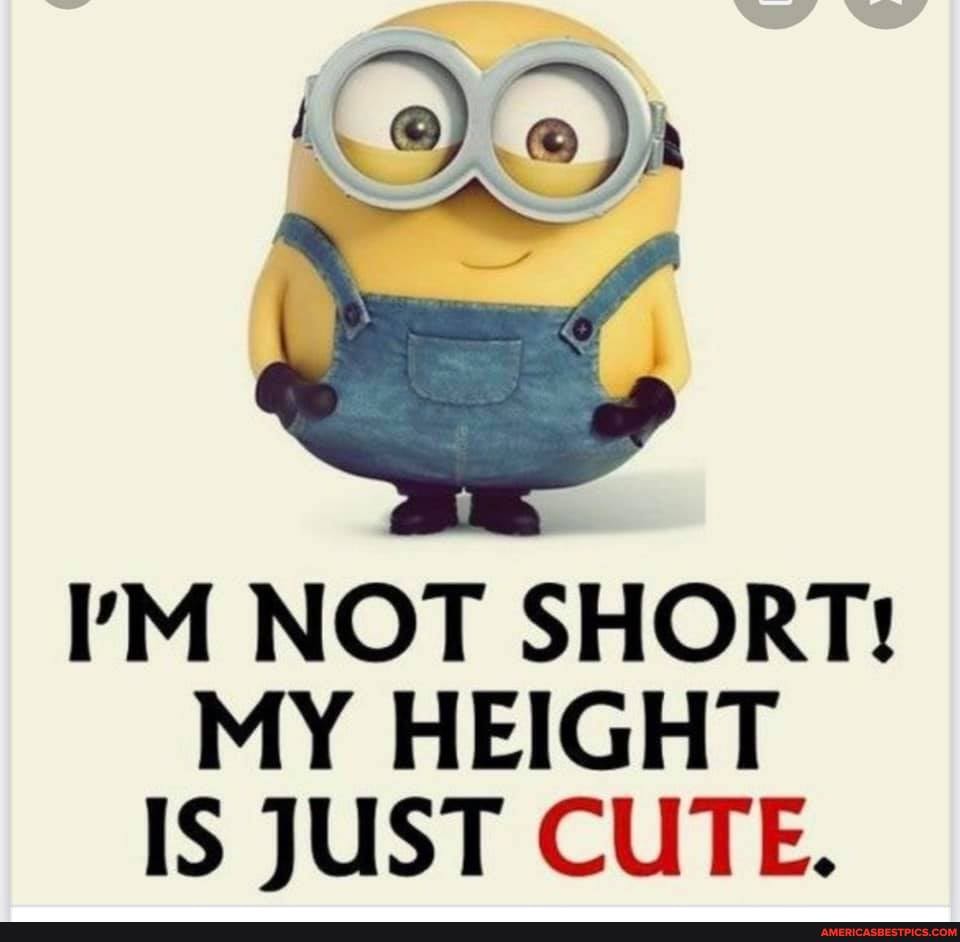''M NOT SHORT!
MY HEIGHT IS JUST CUTE.