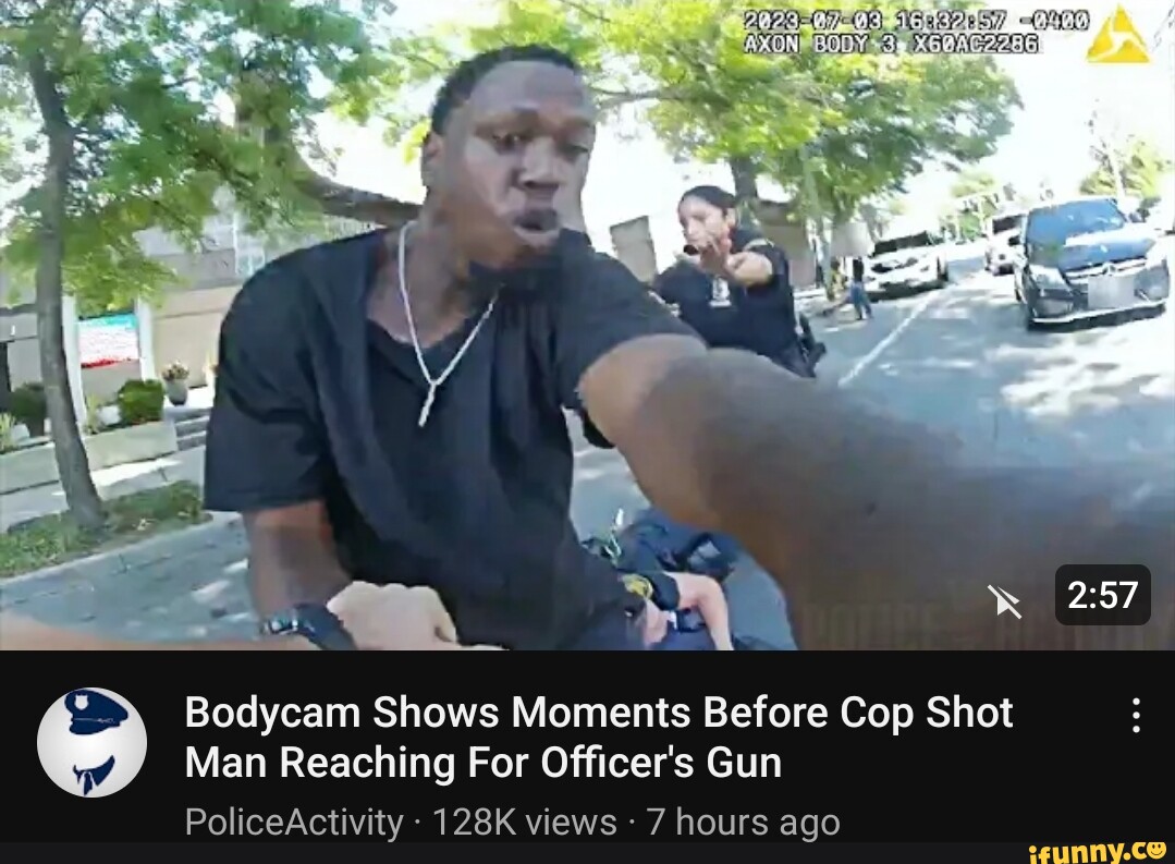 Bodycam Shows Moments Before Cop Shot Man Reaching For Officer's Gun ...